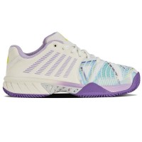 Kswiss Express Light 3 HB Padel White Purple Women''s Sneakers  Offer + Cheap