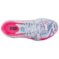 Zapatillas Kswiss Express Light 3 HB Padel Gris Blanco Rosa Neon Mujer  Oferta + Barato