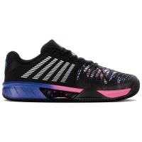 Zapatillas Kswiss Express Light 3 HB Padel Negro Azul Rosa Neon  Oferta + Barato