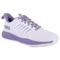 Zapatillas Kswiss Ultrashot Light Clay Blanco Lavanda Mujer