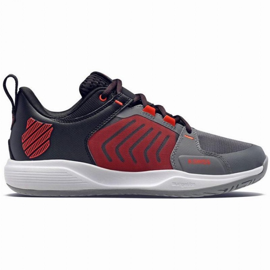 Zapatillas Kswiss Ultrashot Team Gris Negro  Oferta + Barato