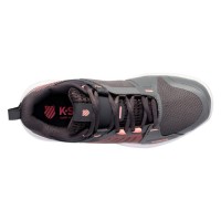 Baskets Femme Kswiss Ultrashot Team Gris Rose  Offre - Pas cher