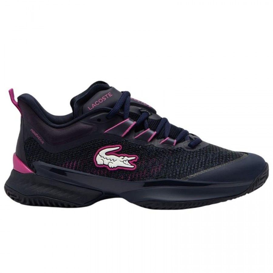 Baskets Femme Lacoste AG-LT23 Ultra 125 Bleu Marine Rose  Offre - Pas cher