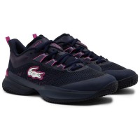 Baskets Femme Lacoste AG-LT23 Ultra 125 Bleu Marine Rose  Offre - Pas cher