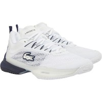 Baskets Femme Lacoste AG-LT23 Ultra White Bleu Marine  Offre - Pas cher