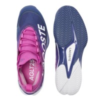 Baskets Femme Lacoste AG-LT25 Lite Clay Pink Bleu Foncé  Offre - Pas cher