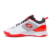 Lotto Mirage 200 Red White Sneakers  PADELPOINT Lotto Mirage 200 Red White Sneakers