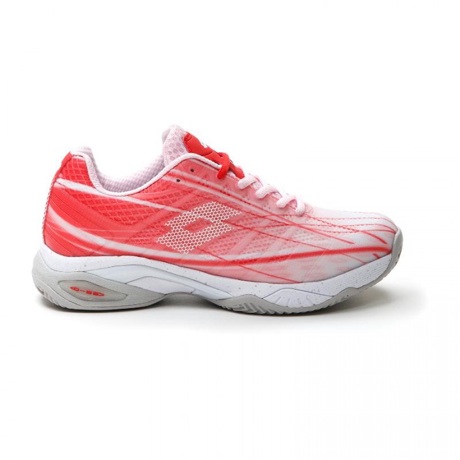 Sneakers Lotto Mirage 300 Red Poppy White Women  Offer + Cheap