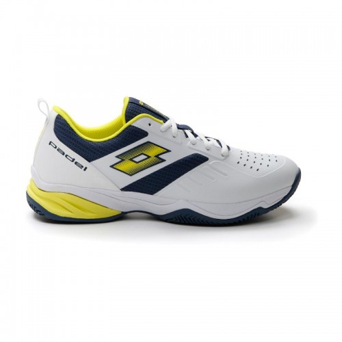 Zapatillas Lotto Superrapida 400 IV Blanco Amarillo Acido Azul Denim Zapatillas Lotto Superrapida 400 IV Blanco Amarillo Acido Azul Denim