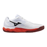 Zapatillas Mizuno Wave Enforce, Clay Blanco Rojo
