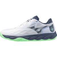 Zapatillas Mizuno Wave Enforce Court Clay Blanco Verde Azul