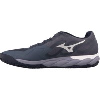 Mizuno Wave Enforce Court Clay Gray White Blue Sneakers  Offer + Cheap