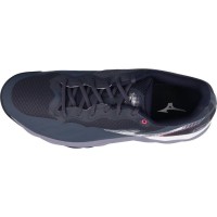 Mizuno Wave Enforce Court Clay Gray White Blue Sneakers  Offer + Cheap