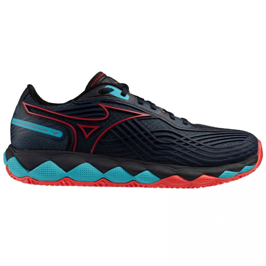 Zapatillas Mizuno Wave Enforce Tour 2 Padel Negro Azul Rojo  Oferta + Barato