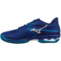 Mizuno Wave Exceed Light 2 terre battue bleu fonce blanc baskets  Offre - Pas cher
