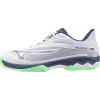 Mizuno Wave Exceed Light 2 terre battue Blanc Vert Bleu Sneakers  Offre - Pas cher