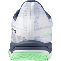 Mizuno Wave Exceed Light 2 terre battue Blanc Vert Bleu Sneakers  Offre - Pas cher