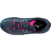 Baskets Femme Mizuno Wave Exceed Light 2 Padel Bleu Marine Fuchsia  Offre - Pas cher