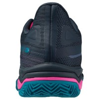 Baskets Femme Mizuno Wave Exceed Light 2 Padel Bleu Marine Fuchsia  Offre - Pas cher