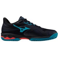 Zapatillas Mizuno Wave Exceed Light 2 Padel Negro Azul Rojo  Oferta + Barato