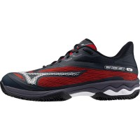 Mizuno Wave Exceed Light 2 Padel Preto Branco Vermelho Sapatilhas  Oferta + Barato