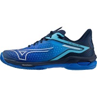 Mizuno Wave Exceed Tour 6 terre battue Bleu Blanc Baskets  Offre - Pas cher