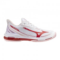 Mizuno Wave Exceed Tour 7 Clay White Red Baskets féminines