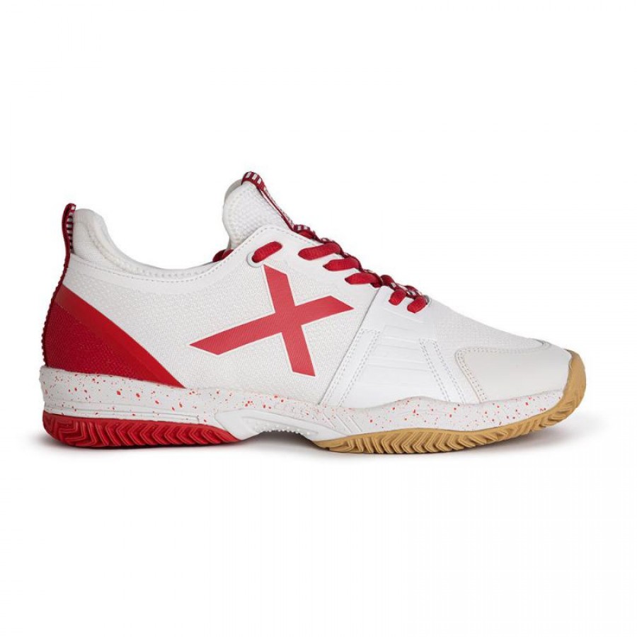 Munich Oxygen 37 PAD Baskets Blanc Rouge PADELPOINT Munich Oxygen 37 PAD Baskets Blanc Rouge