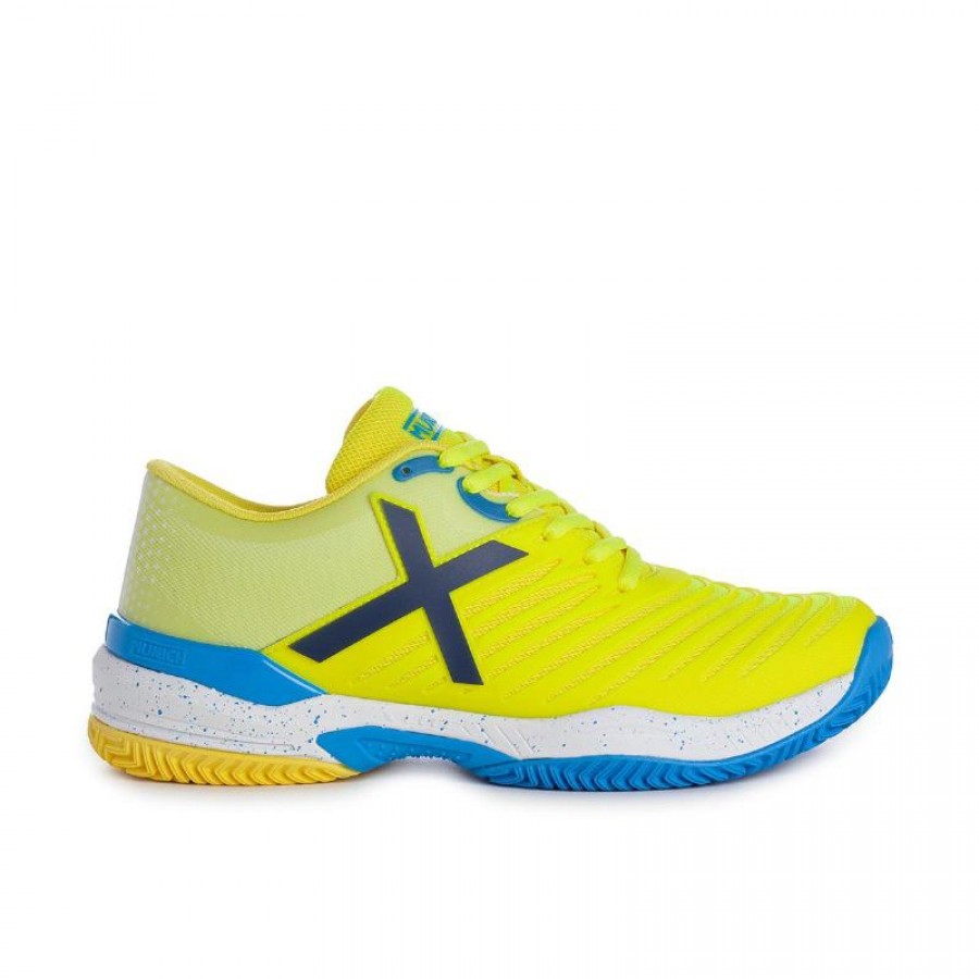 Tênis Munique Padx 28 Azul Amarelo PADELPOINT Tênis Munique Padx 28 Azul Amarelo