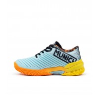 Munich Padx 58 Padel Sneakers Gris Orange Femme
