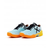 Munich Padx 58 Padel Sneakers Gris Orange Femme