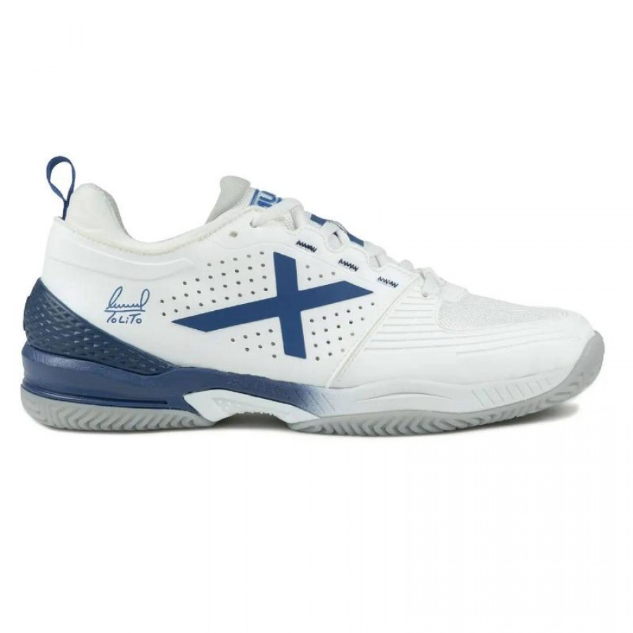 Munich Tolito Atomik 52 Blanc Bleu Baskets
