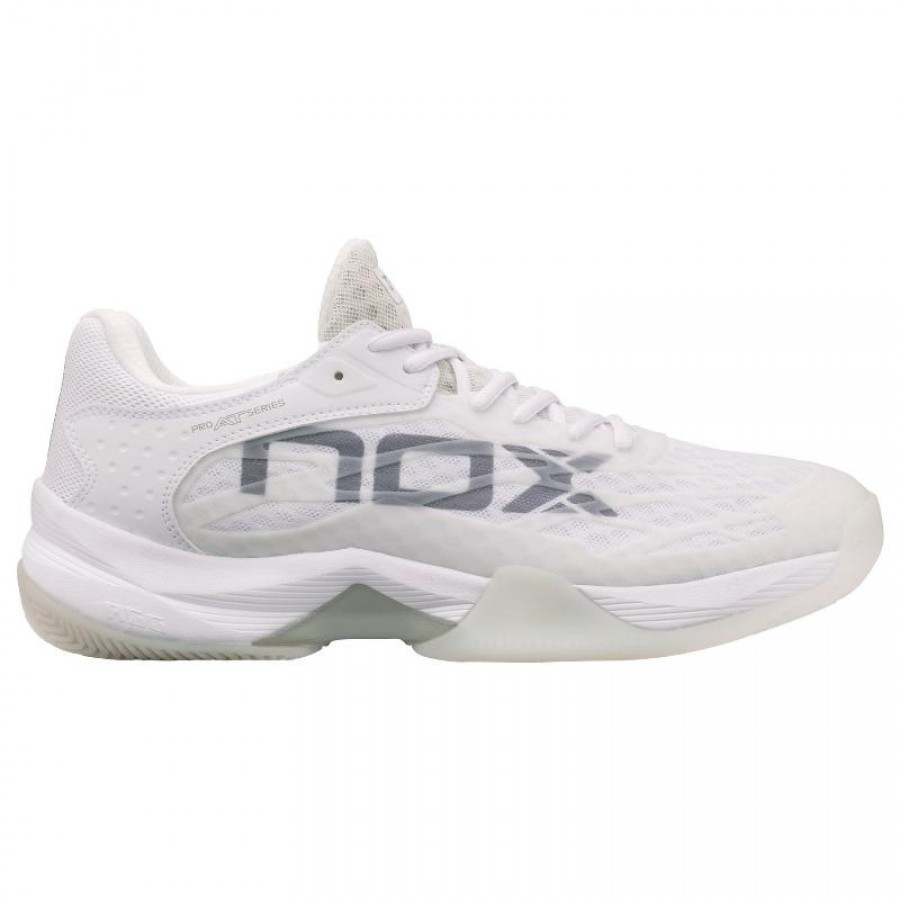 Zapatillas Nox At10 Lux Blanco Gris  Oferta + Barato