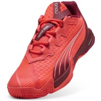 Baskets Puma Nova Elite Rouge Bordeaux Blanc  Offre - Pas cher