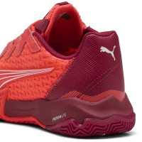 Baskets Puma Nova Elite Rouge Bordeaux Blanc  Offre - Pas cher