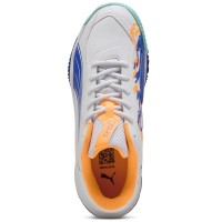 Tênis Puma Nova Smash Branco Azul Laranja  Oferta + Barato