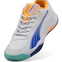 Tênis Puma Nova Smash Branco Azul Laranja  Oferta + Barato