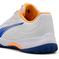Tênis Puma Nova Smash Branco Azul Laranja  Oferta + Barato