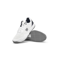 Wilson Courtglide White Navy Blue Gray Sneakers