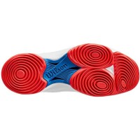 Chaussures Femme Wilson Hurakn 2.0 Blanc Bleu Rouge  Offre - Pas cher