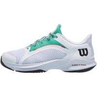 Wilson Hurakn 2.0 White Turquoise Women  s Sneakers