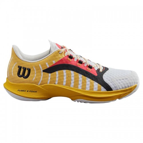 Zapatillas Wilson Hurakn Pro Blanco Oro Coral Zapatillas Wilson Hurakn Pro Blanco Oro Coral
