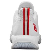 Wilson Rush Pro Lite Branco Azul Pérola Vermelha Sapatilhas Mulher  Oferta + Barato