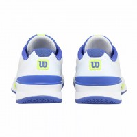 Wilson Intrigue Pro Blanc Bleu Baskets Femme  Offre - Pas cher