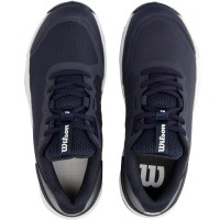 Tênis Wilson Intrigue Pro Clay Azul Marinho Branco para Mulheres  Oferta + Barato