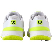 Baskets Femme Wilson Intrigue Pro OZ Blanc Jaune  Offre - Pas cher