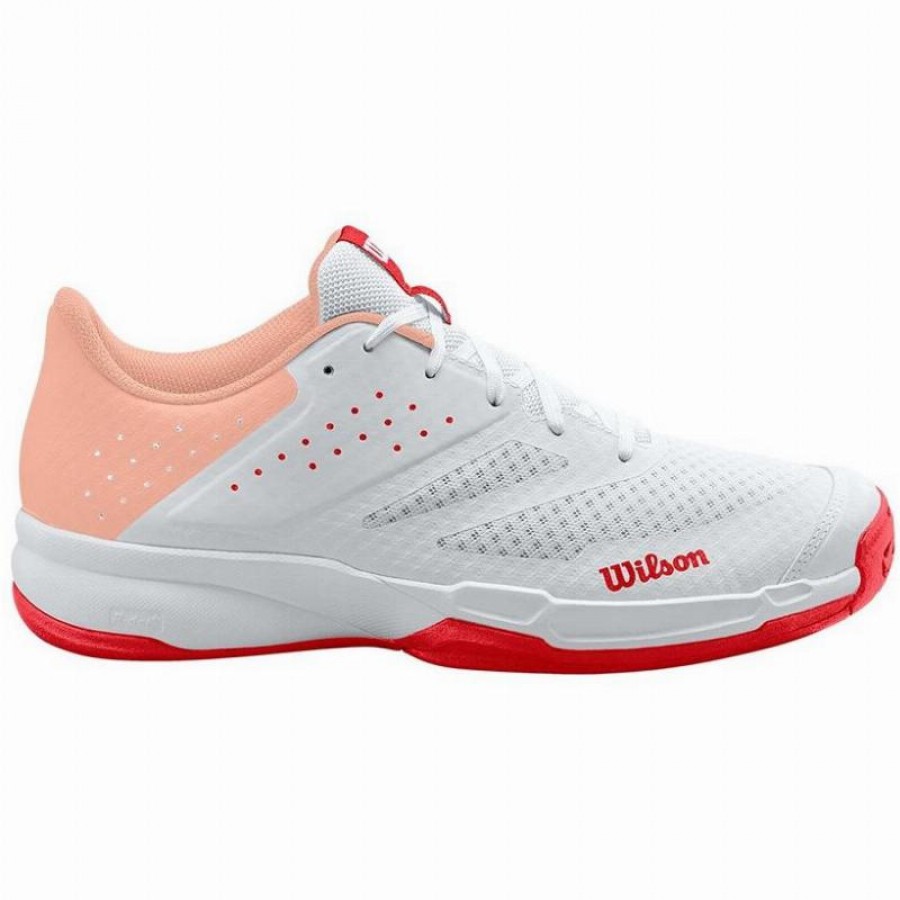 Wilson Kaos Stroke 2.0 Branco Coral Sapatilhas Mulher  Oferta + Barato