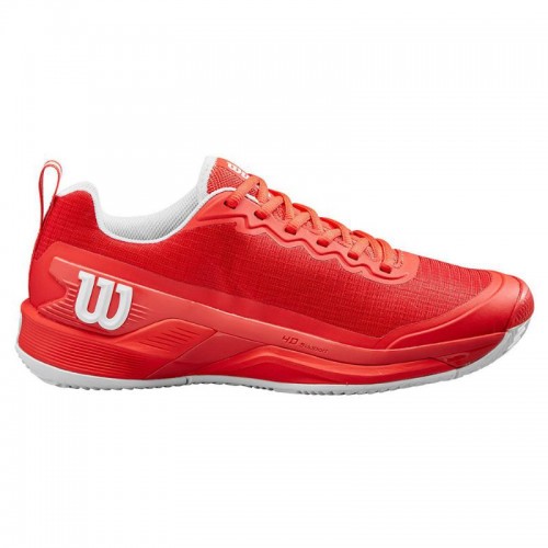 Zapatillas Wilson Rush Pro 4.5 Clay Rojo Blanco Zapatillas Wilson Rush Pro 4.5 Clay Rojo Blanco