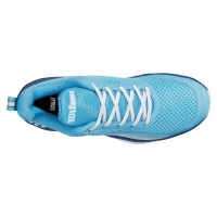 Chaussures Femme Wilson Rush Pro Lite Royal Blue Sky White  Offre - Pas cher